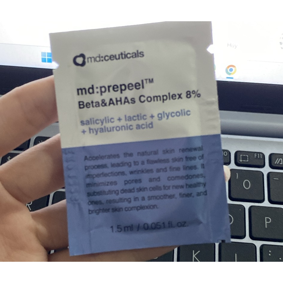 Md:Prepeel Beta & Ahas Complex 8% – Dung dịch Peel kiểm soát da dầu mụn