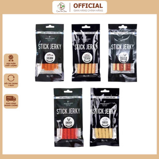 Snack cho chó Bánh thưởng dạng que mềm cho chó Stick Jerky Bow Wow