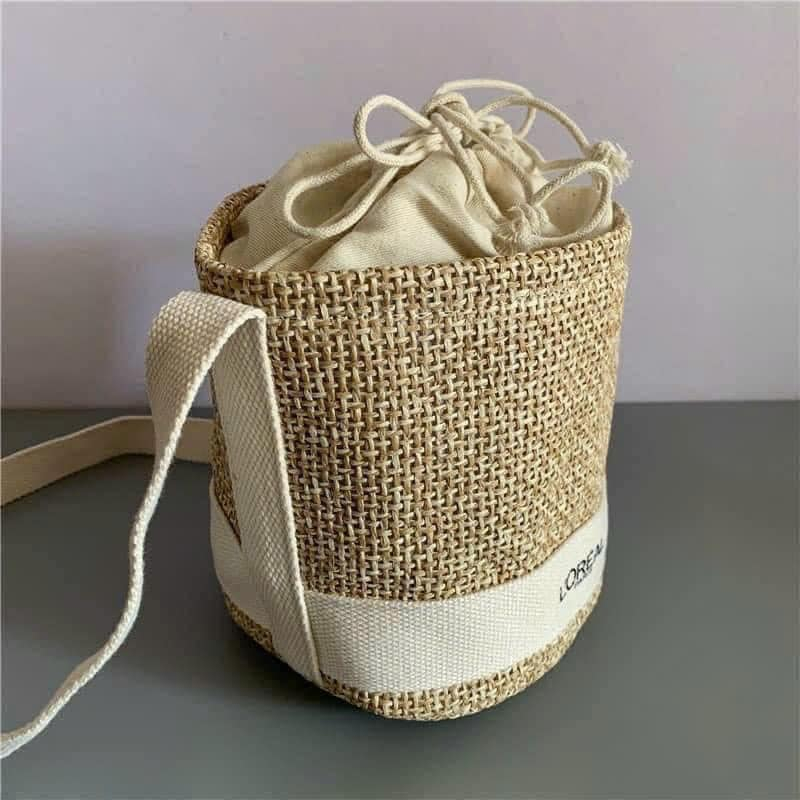 Túi Cói Đi Biển Gift Loreal