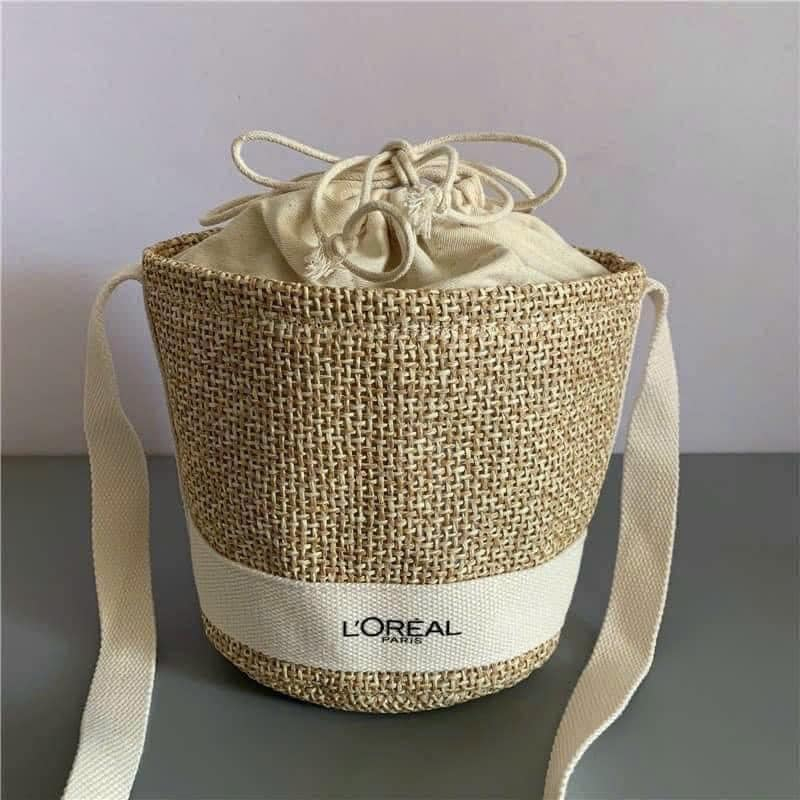 Túi Cói Đi Biển Gift Loreal