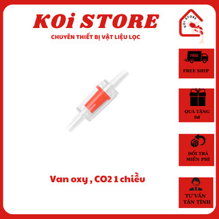 Van 1 chiều co2, oxy bằng nhựa cho bể cá cảnh, thủy sinh