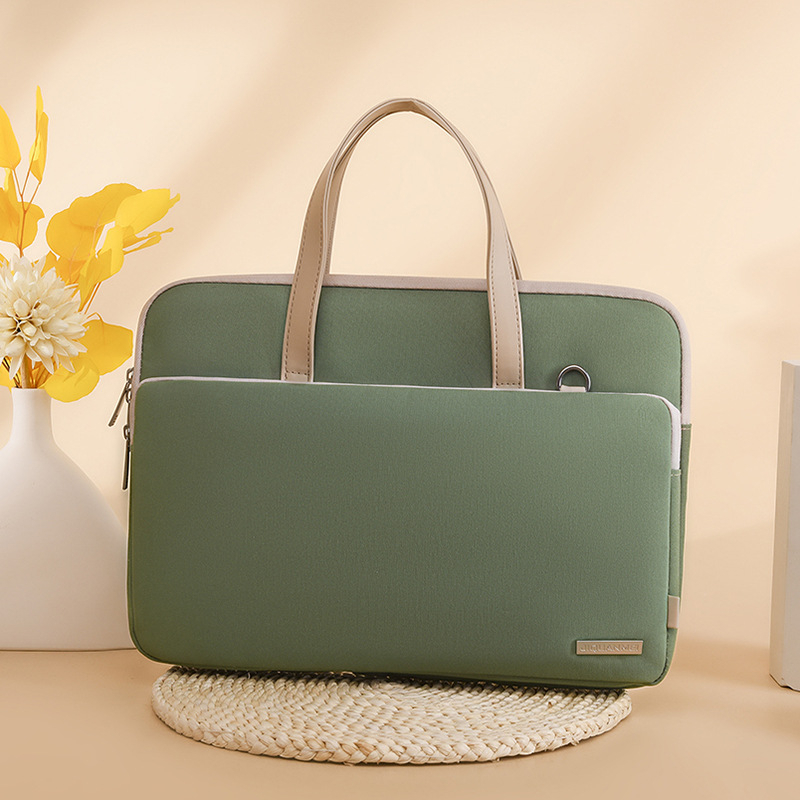 Túi đựng laptop, cặp đựng laptop thời trang Jiquanmei có dây đeo -Oz243