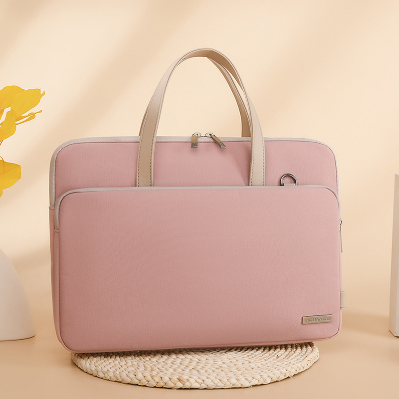 Túi đựng laptop, cặp đựng laptop thời trang Jiquanmei có dây đeo -Oz243