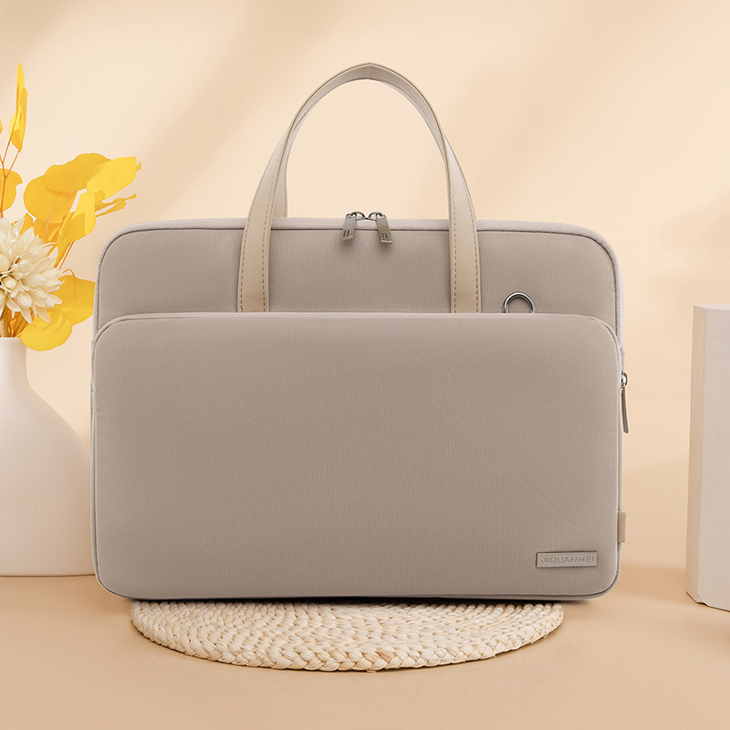 Túi đựng laptop, cặp đựng laptop thời trang Jiquanmei có dây đeo -Oz243