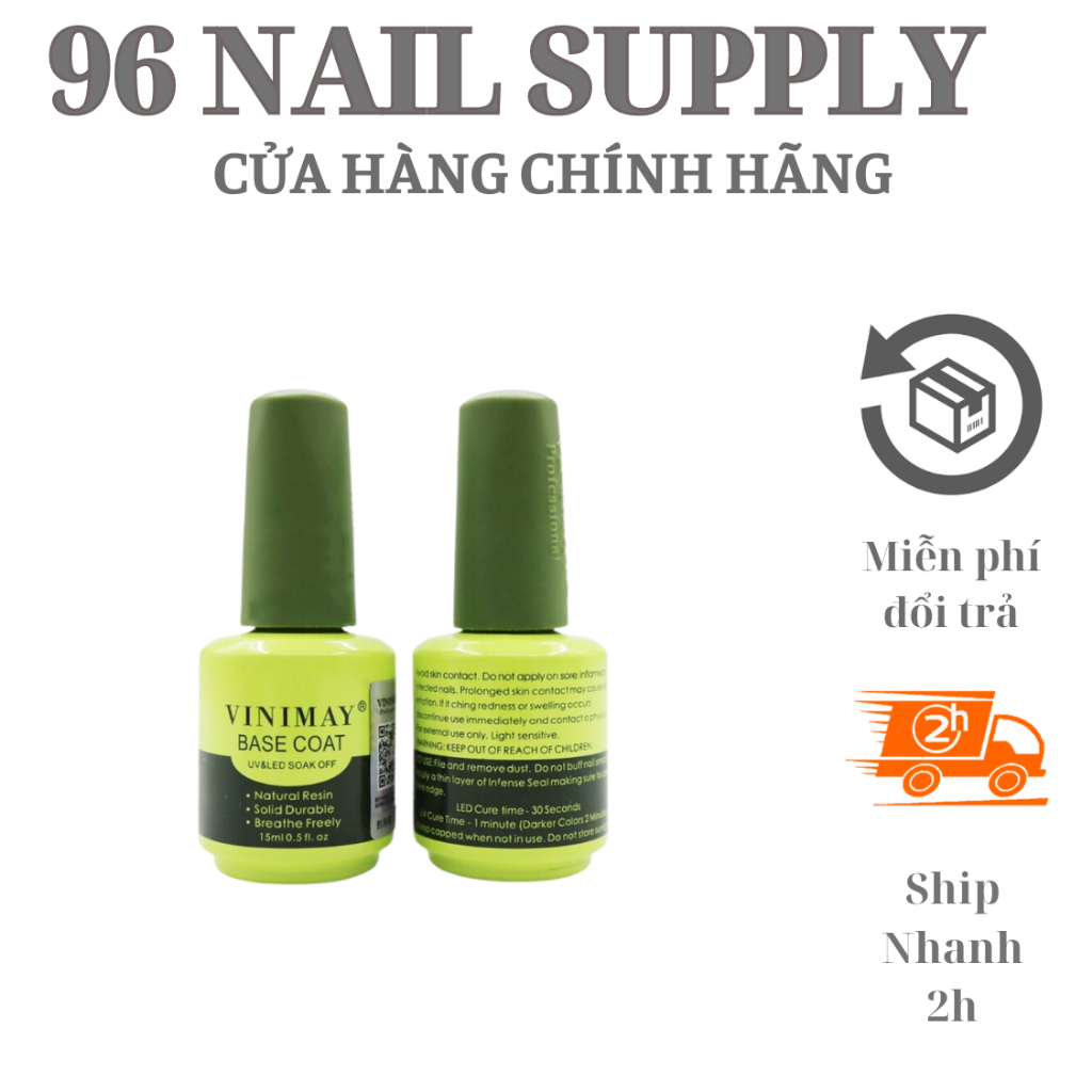 Base Top VINIMAY - Dung Dịch Sơn Gel Base, Liên Kết VINIMAY