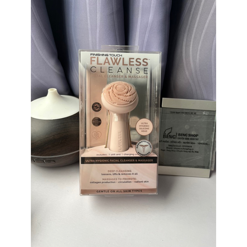 Máy Rửa Mặt - Tẩy Tế Bào Chết - Làm Sạch Da Chuyên Sâu FLAWLESS CLEANSE - Bengshop