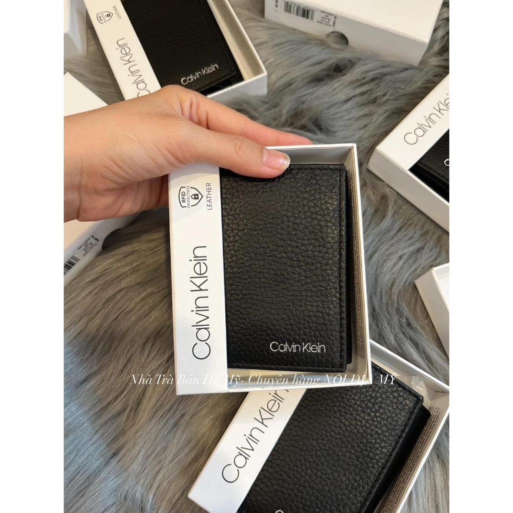 Ví nam Calvin Klein da cực đẹp, siêu xịn Fullbox Mỹ