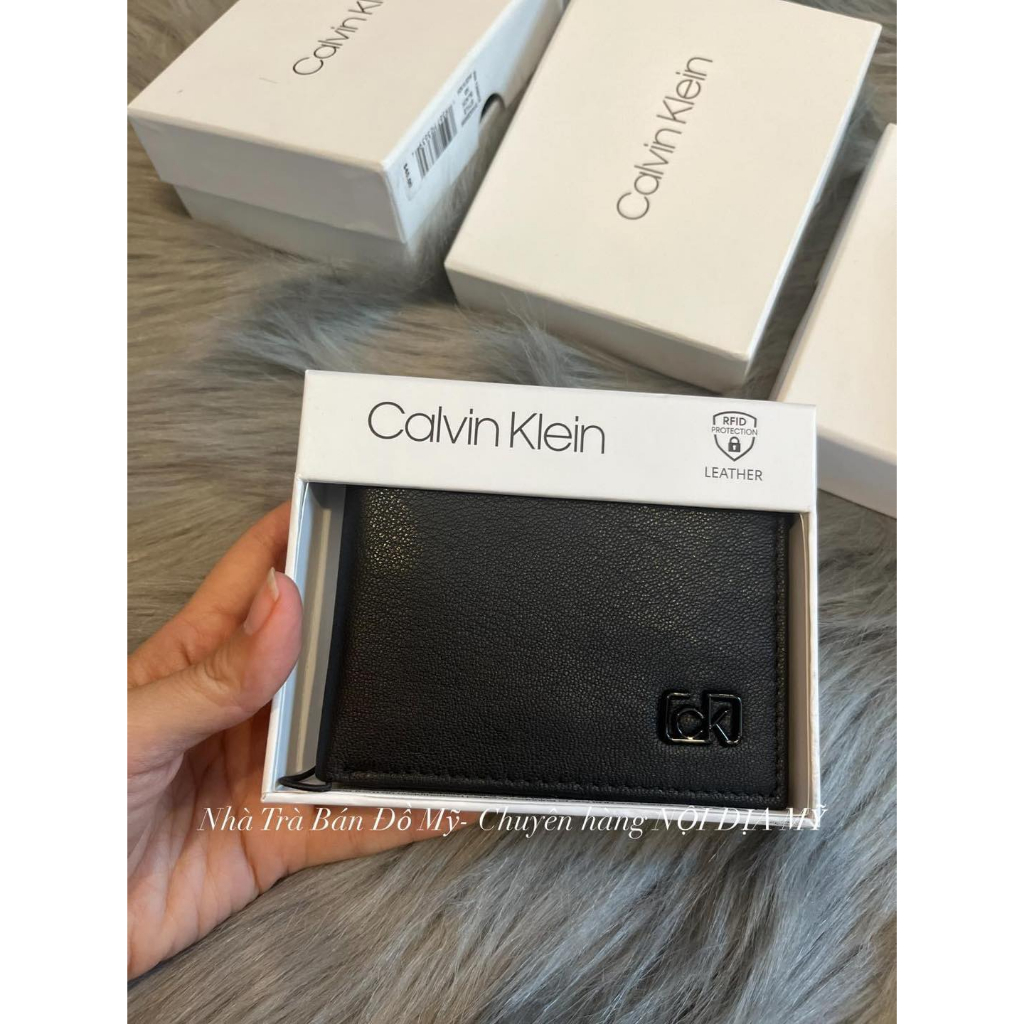 Ví nam Calvin Klein da cực đẹp, siêu xịn Fullbox Mỹ