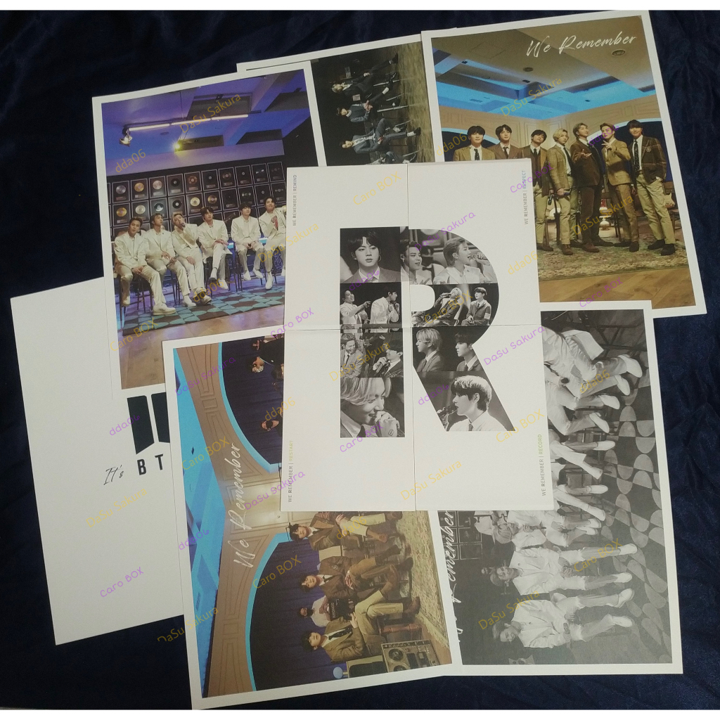 (Có Sẵn - Chính Hãng) BTS Mini Poster The FACT USA ver