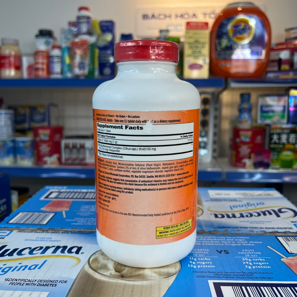 VIÊN UỐNG BỔ SUNG VITAMIN C 1000mg Kirkland 500 viên - Mỹ