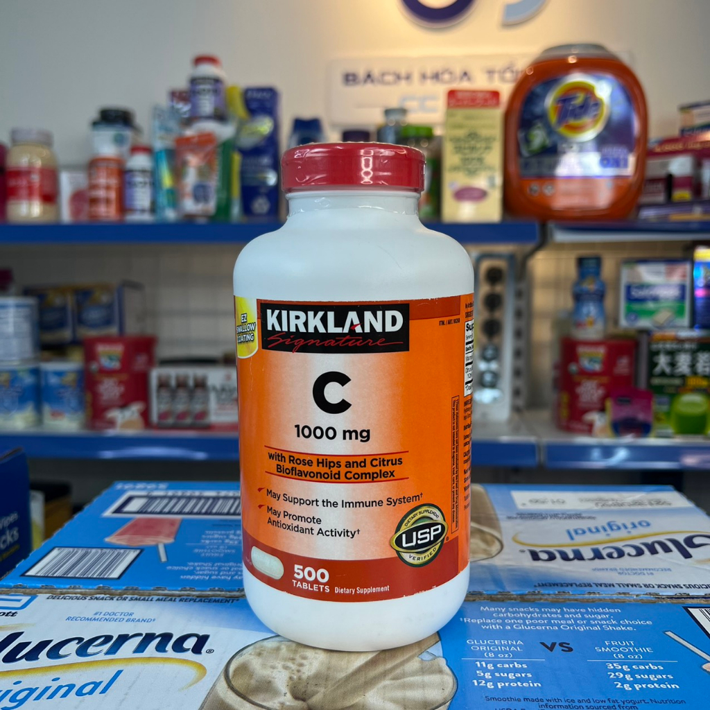 VIÊN UỐNG BỔ SUNG VITAMIN C 1000mg Kirkland 500 viên - Mỹ