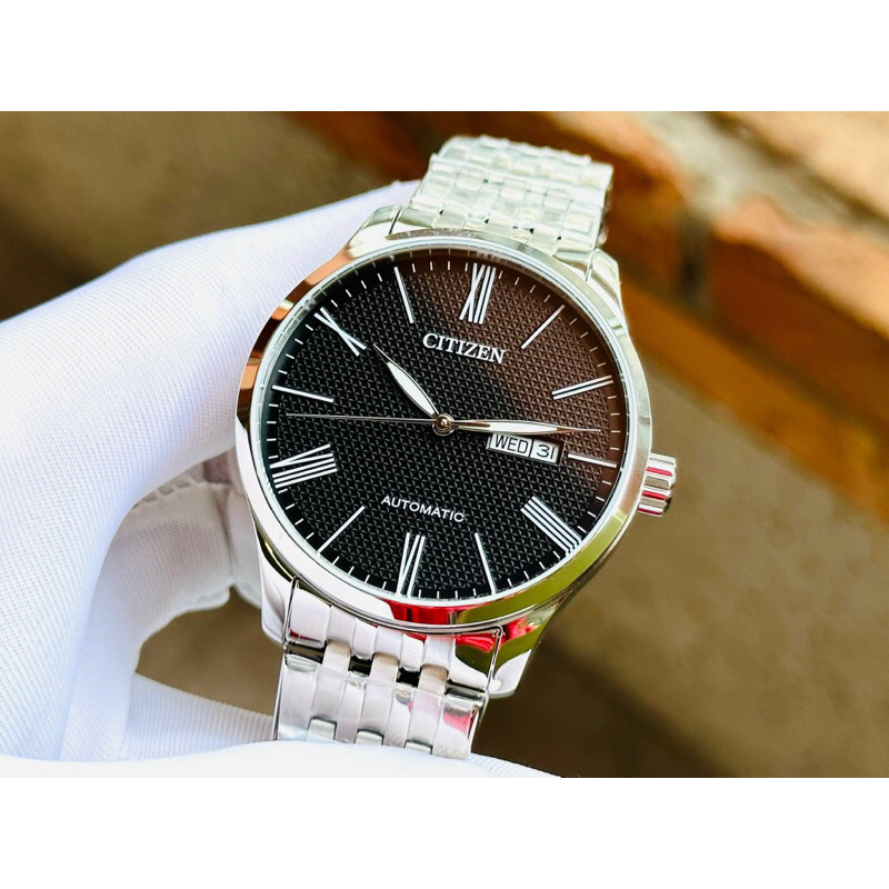 Đồng hồ nam dây thép Citizen Automatic NH8350 59E