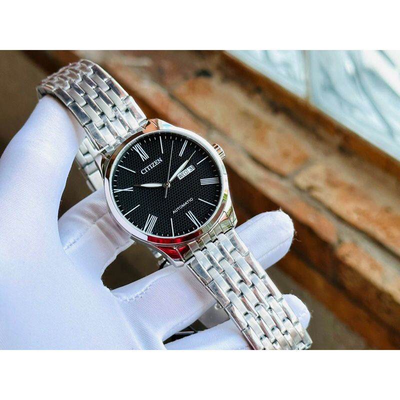 Đồng hồ nam dây thép Citizen Automatic NH8350 59E