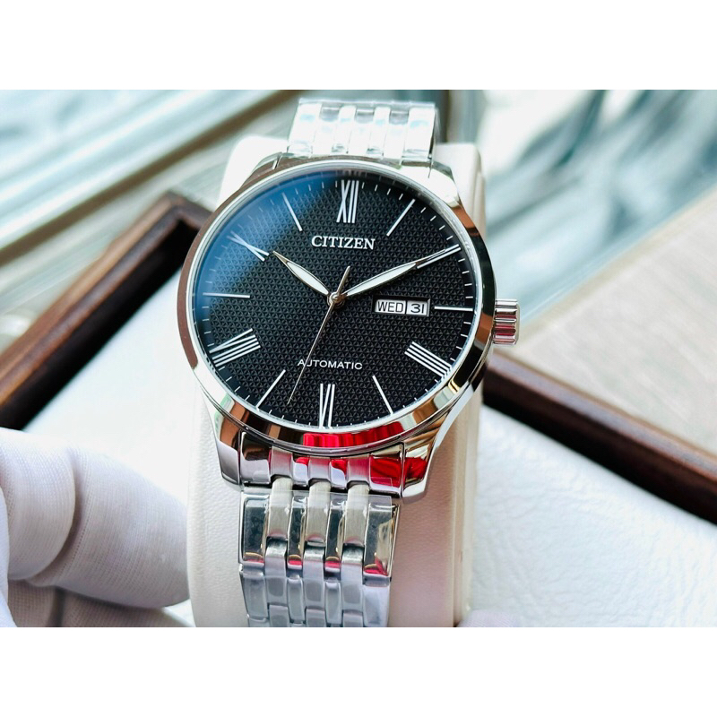 Đồng hồ nam dây thép Citizen Automatic NH8350 59E
