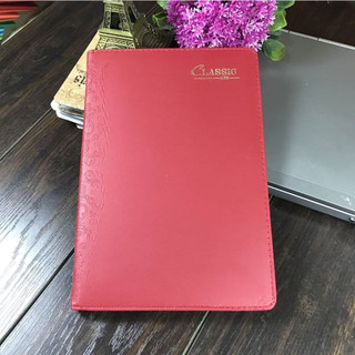 LINOTE Sổ da bìa mềm Classic K9 200-300 trang, 18x26 cm dòng kẻ ngang