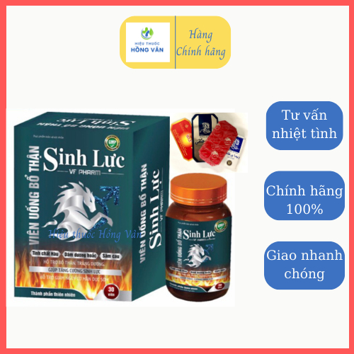 Viên uống bổ thận Sinh Lực - Hộp 30 viên