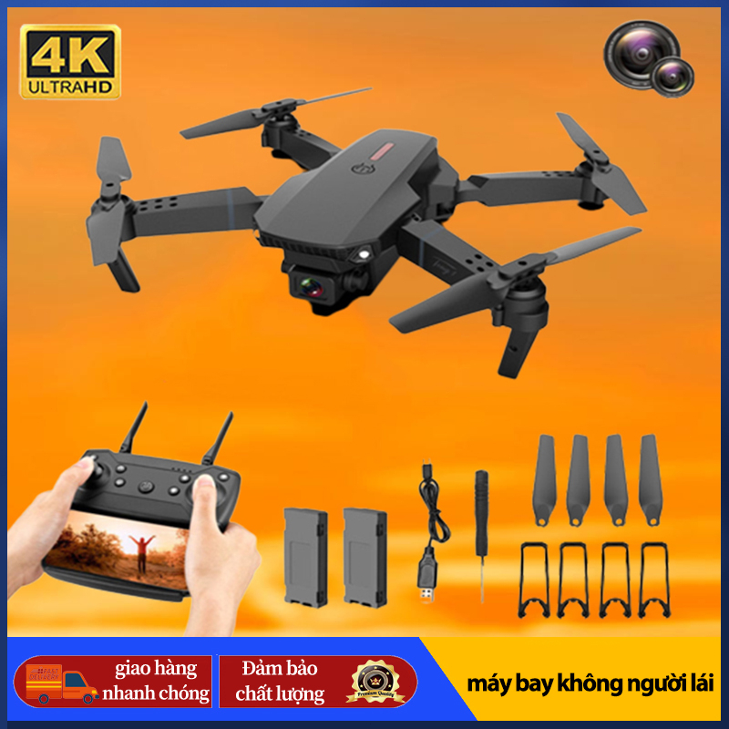 Drone camera 4k mini Máy Bay Flycam trang bị camera kép 4k - Lai Cam Điều Khiển Từ Xa,Chất lượng hình ảnh siêu rõ ràng