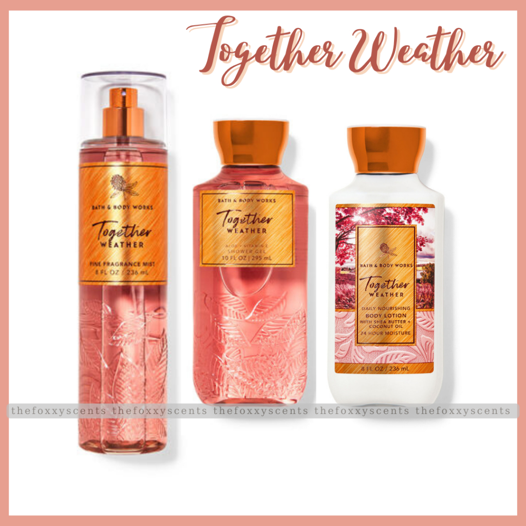 [US ONLY] TRỌN BỘ TOGETHER WEATHER -  Bath&BodyWorks