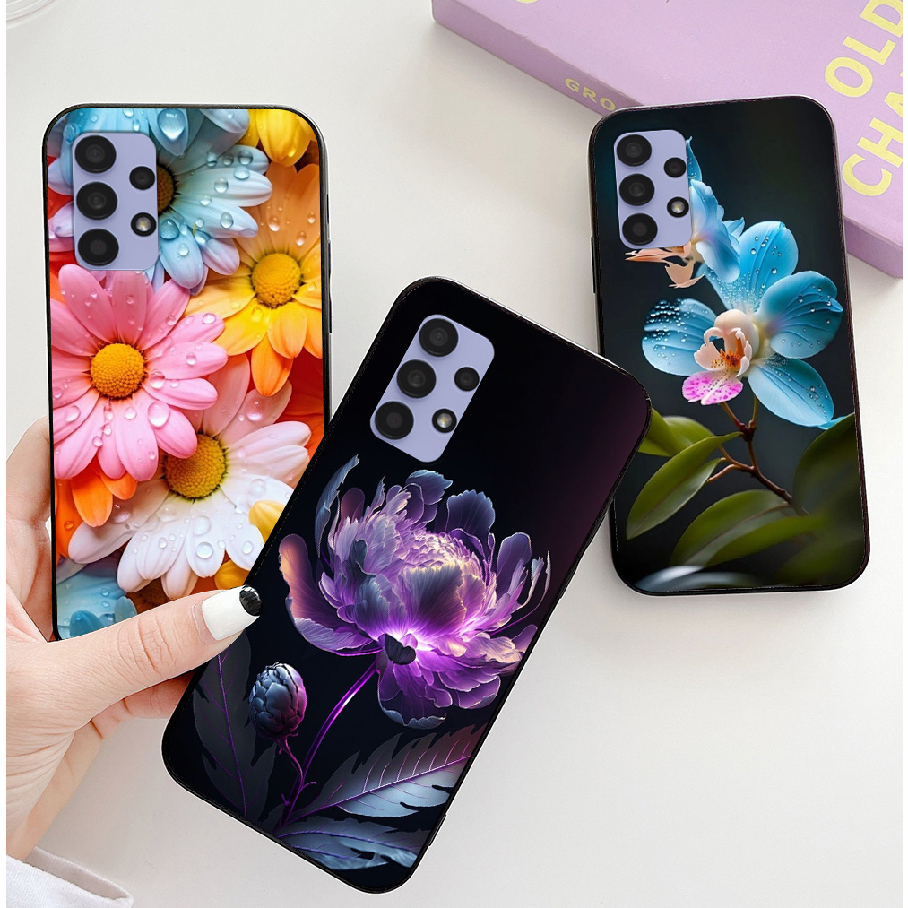 Ốp lưng Samsung a32 / ss a52 / ss a72 in hình hoa nữ sang chảnh
