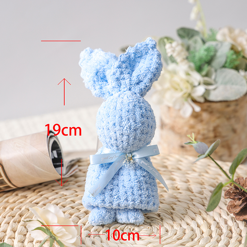 Khăn tay hình thỏ trang trí decor hộp quà tặng tặng bạn trai bạn gái 10xtimes