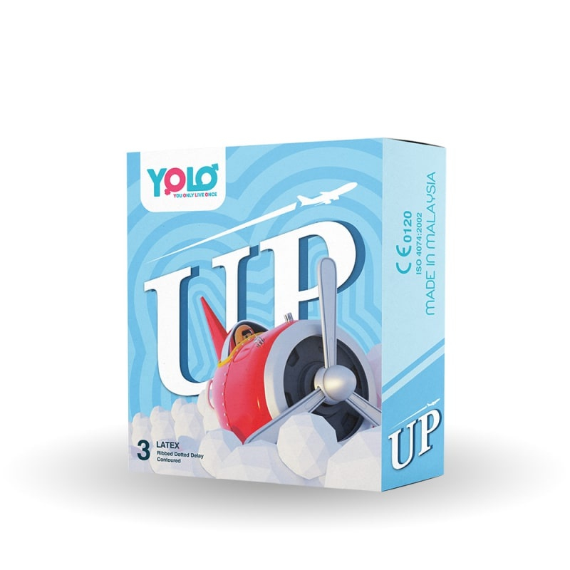 Bao cao su YoLo Up, bcs gân gai hạt nổi chống xuất tinh sớm kéo dài thời gian quan hệ