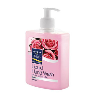 Nước rửa tay dưỡng da AquaVera hương hoa hồng 500ML