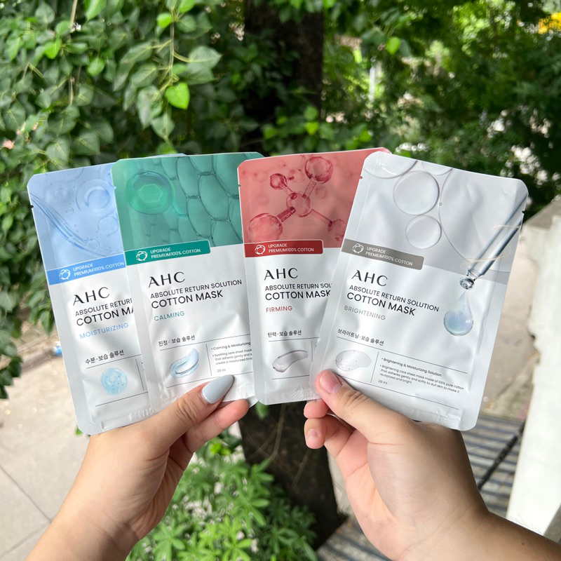 Mặt Nạ AHC Premium Absolute Return Solution Cotton Mask 28ml