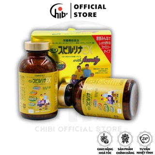 Tảo vàng ex spirulina nhật bản 2000 viên