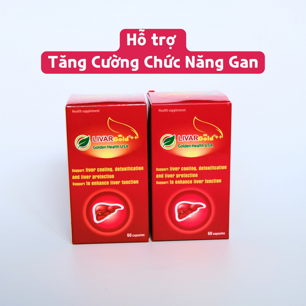 LIVAR GOLD Giúp Giải Độc Gan, Hạ Men Gan, Tăng Cường Chức Năng Gan.-
