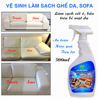 Tẩy làm sạch ghế sofa, ghế da, Vệ Sinh Nội Thất Ô tô, Tẩy ghế da ô tô, ghế da ô tô Nguyên Hoàng. Chai 500ml.