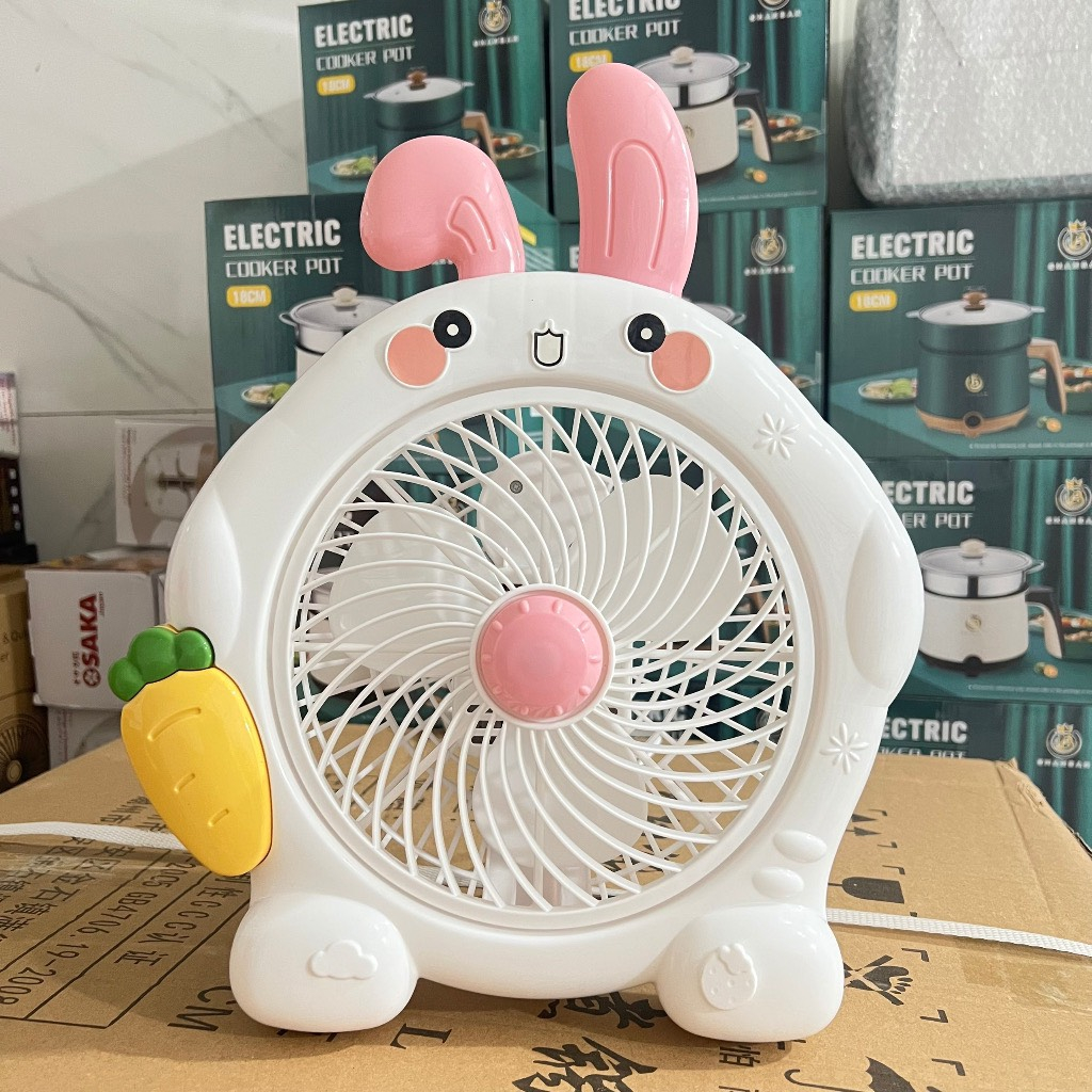 Quạt Hộp Hình Thú Mini Để Bàn