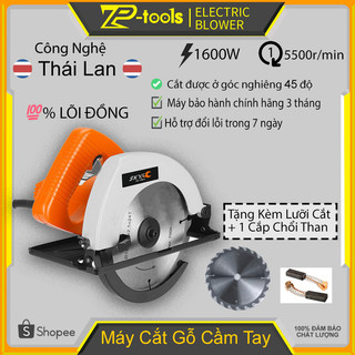 Máy cắt gỗ, máy cưa gỗ lưỡi 185mm chính hãng ggg g-5800| công suất lớn 1600w, cắt góc 45 độ