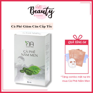 Cà Phê Nấm Men Chính Hãng - Cafe Nấm Men Nước Uống detox Thơm Ngon Hộp 12 Gói