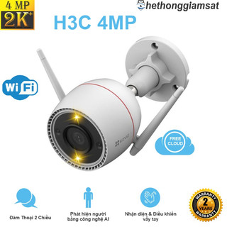 Camera Wifi Ngoài Trời EZVIZ H3C 2MP, H3C 2MP Color , H3C 3MP, H3C 4MP 2k+, Chính Hãng, B/Hành 24Th