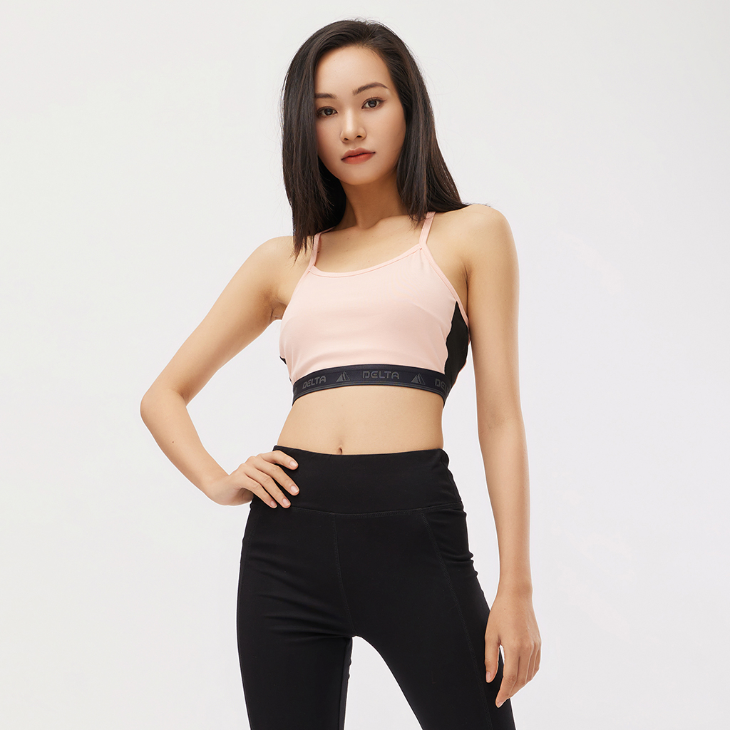 Áo Bra Thể Thao DELTA  BR005W1 Dây Mảnh Phối Lưới