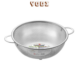 Rổ inox cao cấp, rổ inox không gỉ set, không mùi kim loại, rỗ inox có quai cao cấp, dày dặn, có lỗ thoát nước nhỏ. rổ