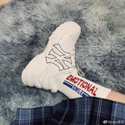 Giày thế thao 𝐌𝐋𝐁 ny vàng cao cấp - hàng chuẩn 11 bản trung đế tách in 3d *