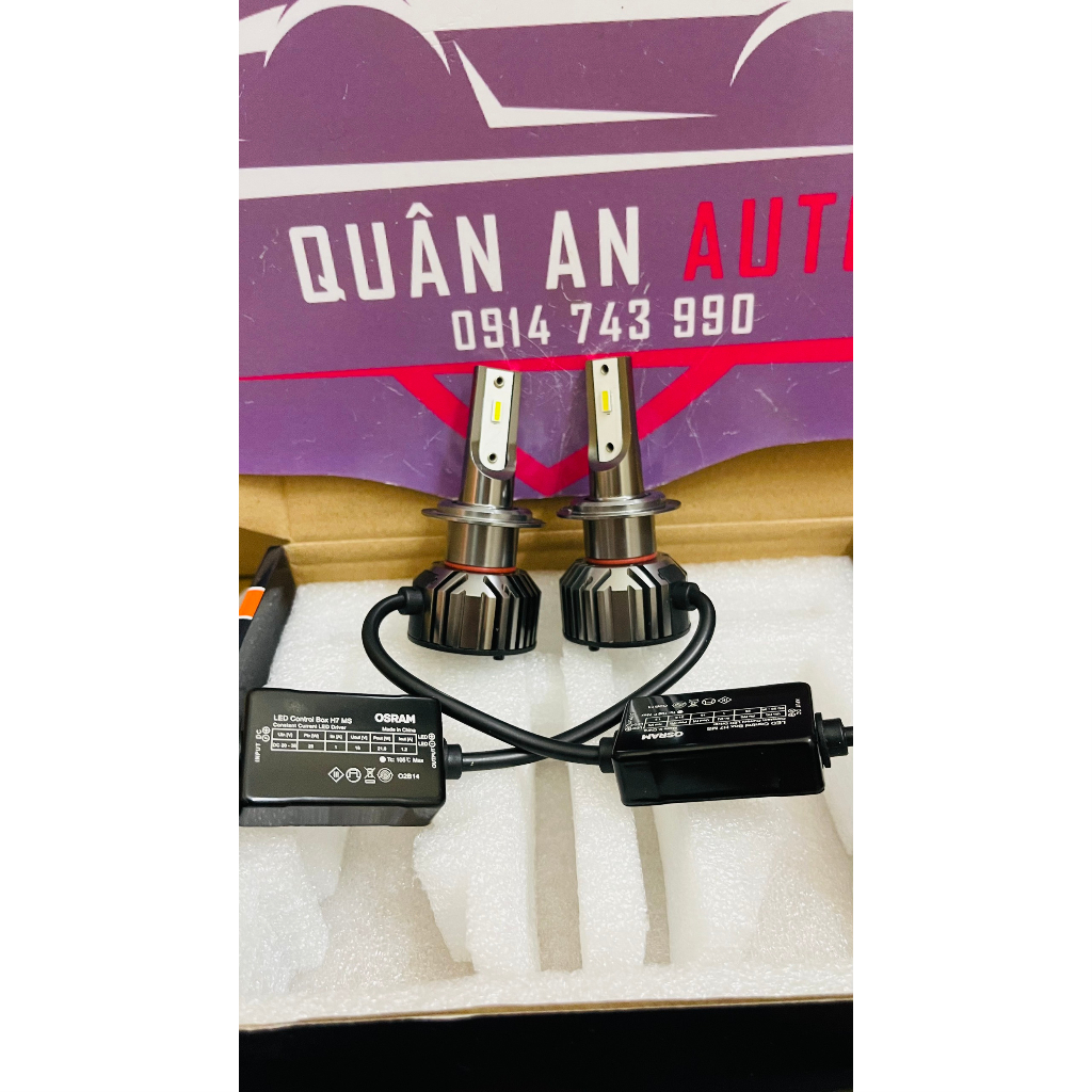 OSRAM Đèn pha LED cổ điển HL H4, H7 24V P43t Đèn pha xe tải 28W 5700K Siêu sáng Đèn sương mù màu trắng mát