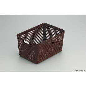 Rổ đựng đồ tiện ích Inomata - Màu nâu