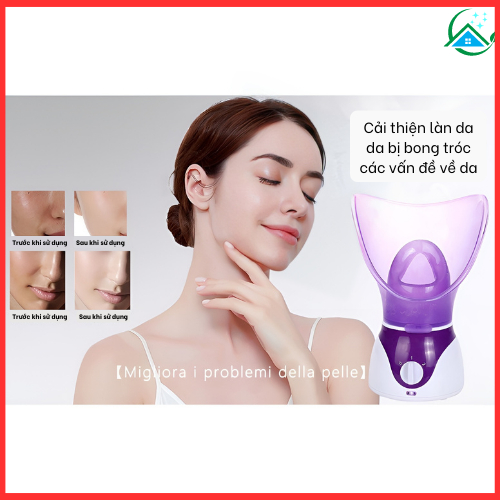 Máy xông mặt thảo dược đa năng SOP MEDIA chính hãng xông mũi họng hiểu quả làm đẹp da
