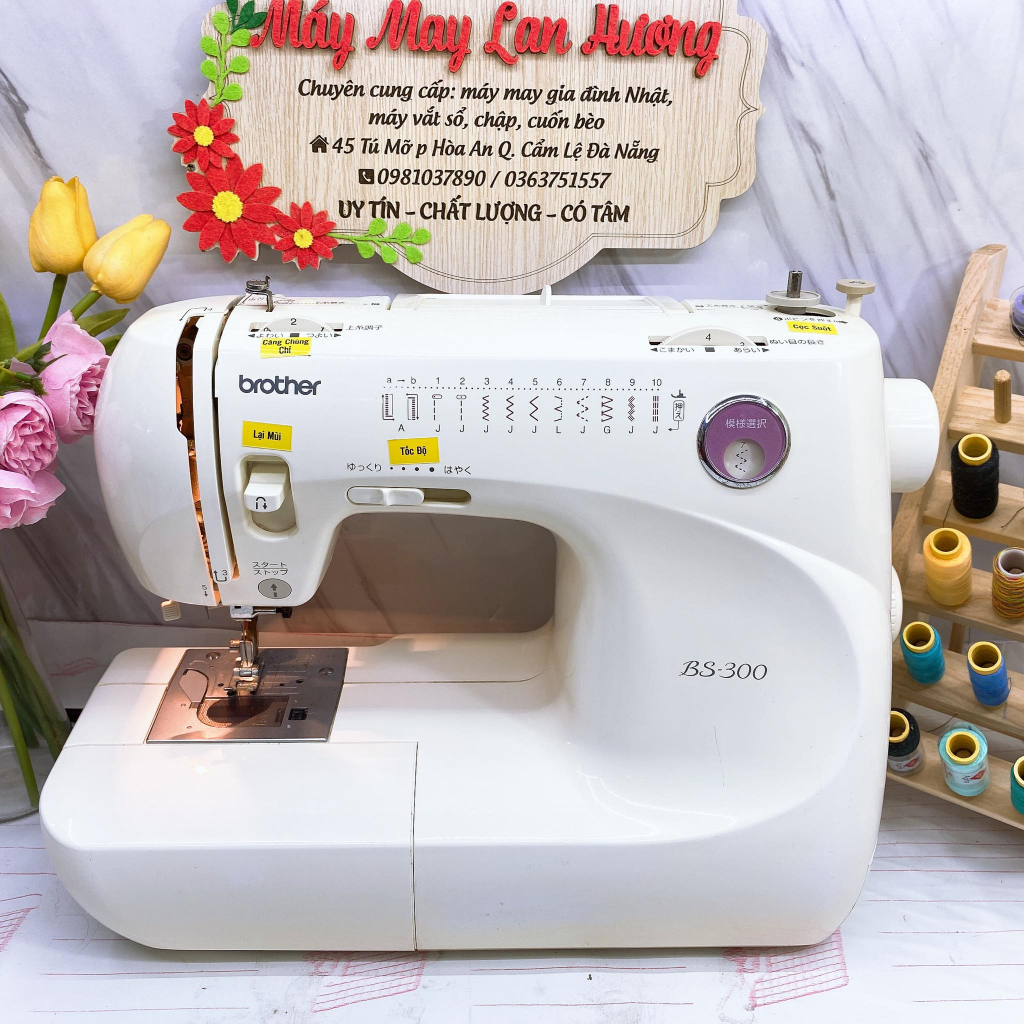 Máy May Gia Đình Nhật Brother Cơ - Chạy Êm Và Siêu Bền - May Cơ Bản - Dễ Dùng- Có Nhiều Mẫu- BH 1 Năm