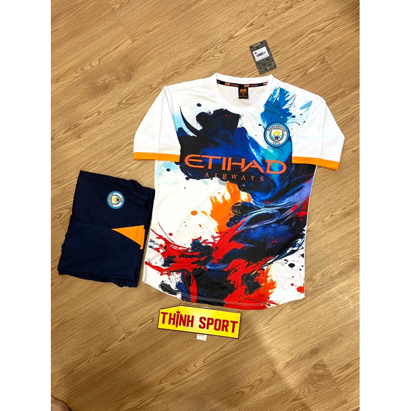 ÁO BÓNG ĐÁ, ÁO ĐÁ BANH MAN CITY IN TÊN SỐ THEO YÊU CẦU