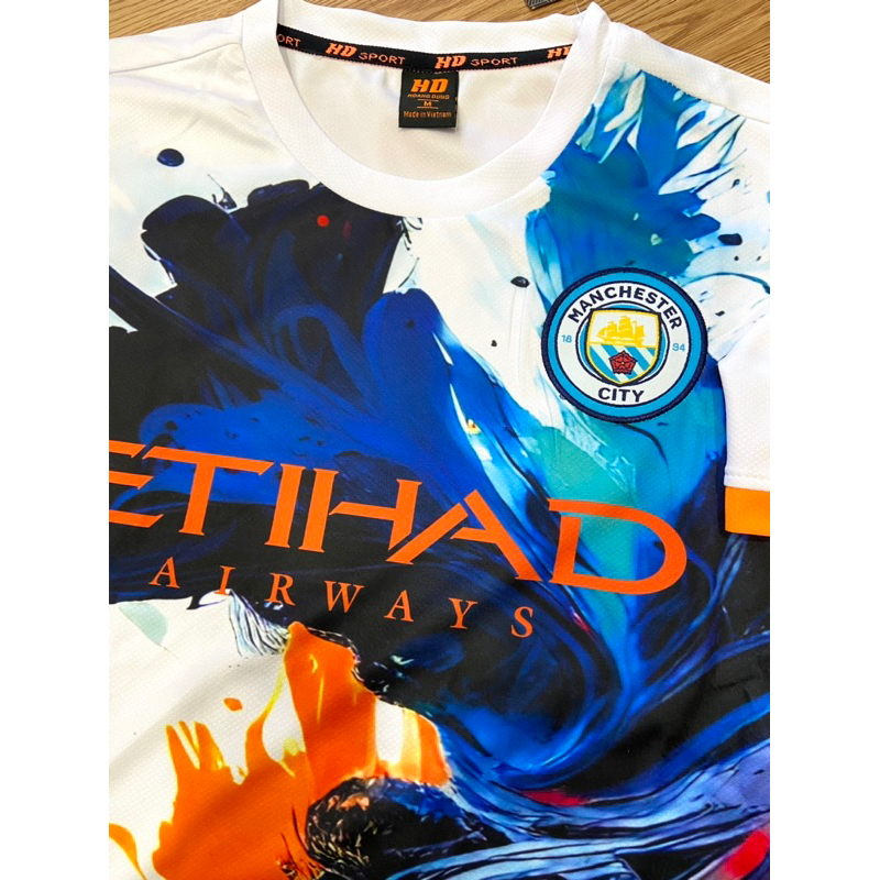 ÁO BÓNG ĐÁ, ÁO ĐÁ BANH MAN CITY IN TÊN SỐ THEO YÊU CẦU