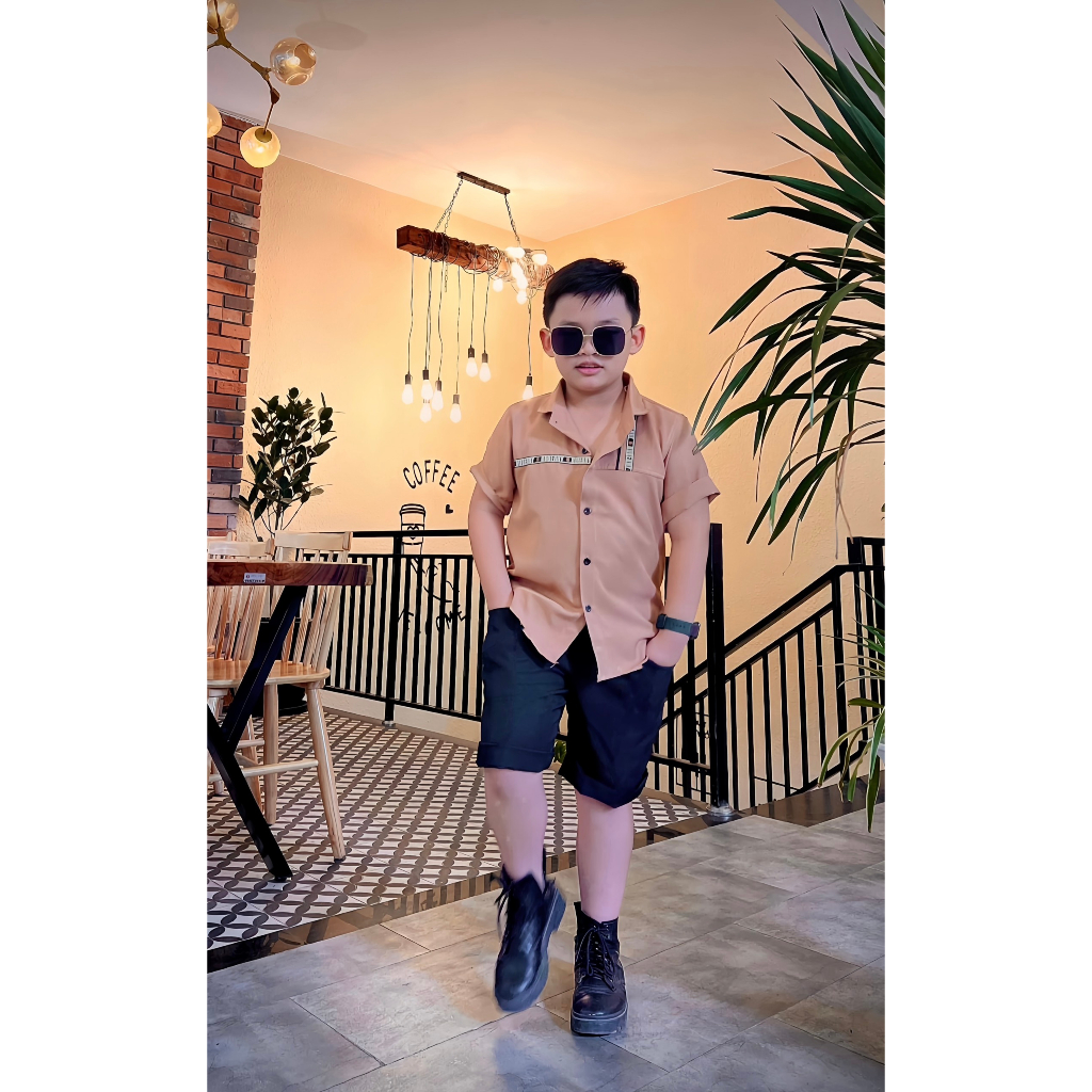 Set bộ đồ áo nude màu da quần lửng màu đen cá tính làm quà tặng sinh nhât cho bé đi học đi tiệc size nhí size đại