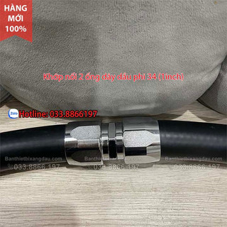 Khớp nối 2 ống dây dầu phi 34 (1inch)