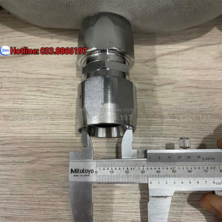 Khớp nối 2 ống dây dầu phi 34 (1inch)