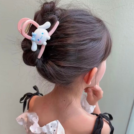 Kẹp tóc càng cua cho bé hình gấu dâu siêu cute|HD96