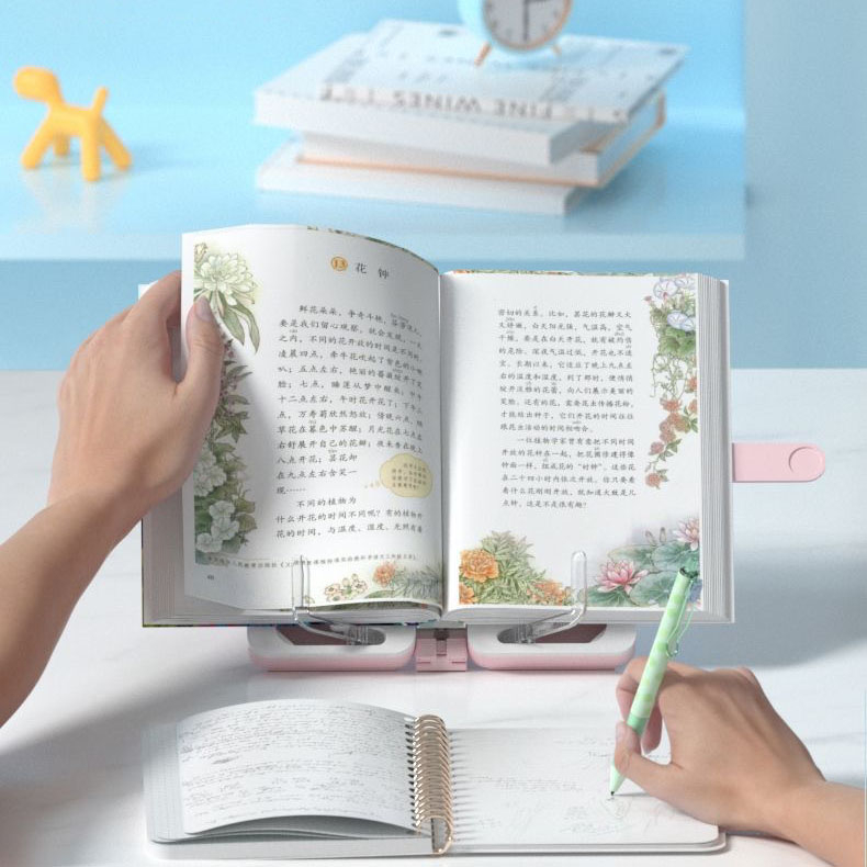 Hộp Đựng Bút Học Sinh 3in1 Kiêm Giá Đỡ Sách, Bảng Viết Nháp Đa Năng Tặng Kèm 2 Bút Dạ, 1 Khăn Lau, 3 Miếng Dán Sticker