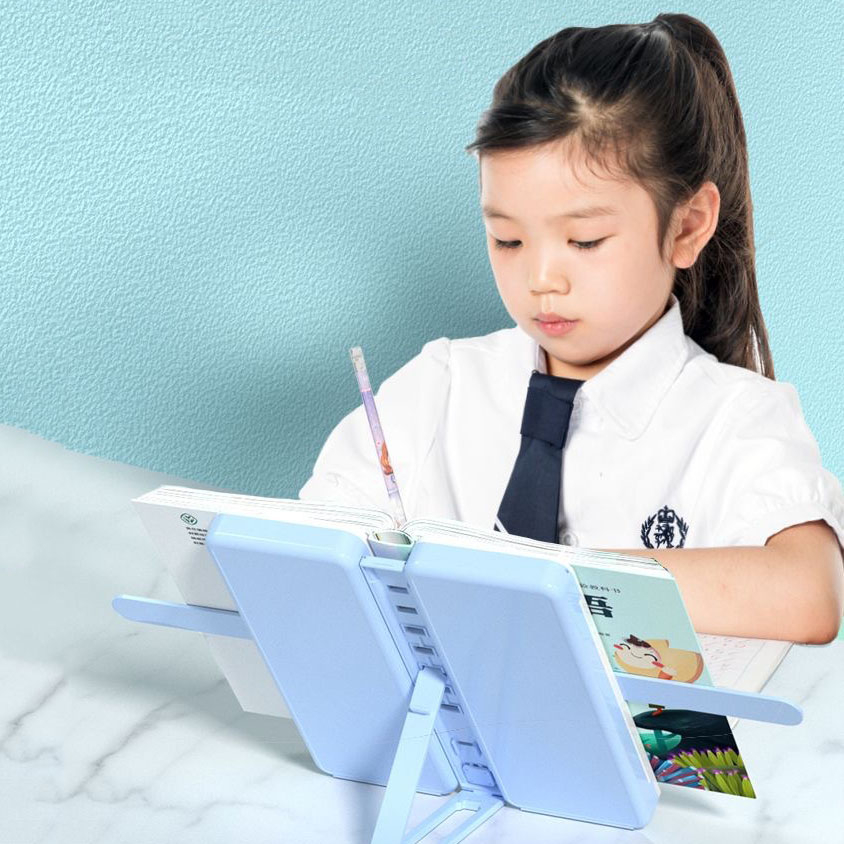 Hộp Đựng Bút Học Sinh 3in1 Kiêm Giá Đỡ Sách, Bảng Viết Nháp Đa Năng Tặng Kèm 2 Bút Dạ, 1 Khăn Lau, 3 Miếng Dán Sticker