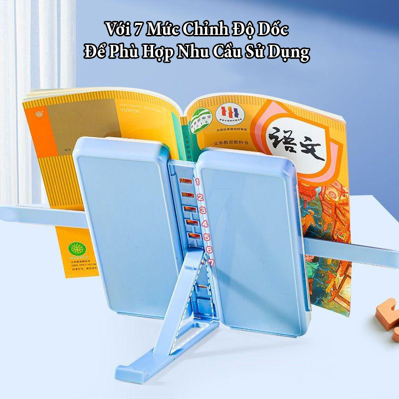 Hộp Đựng Bút Học Sinh 3in1 Kiêm Giá Đỡ Sách, Bảng Viết Nháp Đa Năng Tặng Kèm 2 Bút Dạ, 1 Khăn Lau, 3 Miếng Dán Sticker